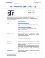 Approval/Declaration STF